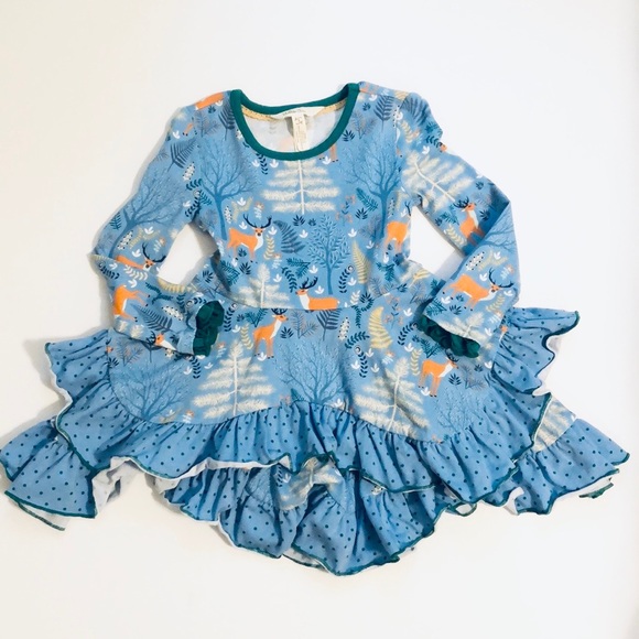 Matilda Jane Other - Matilda Jane Blue Woodland Dress - Size 2